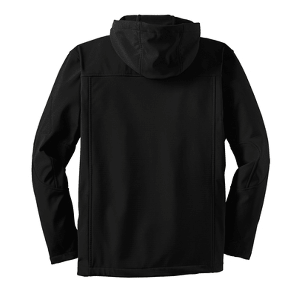 Mens Dodge® Vintage Demon Hooded Softshell Jacket - Black - Speedlogix