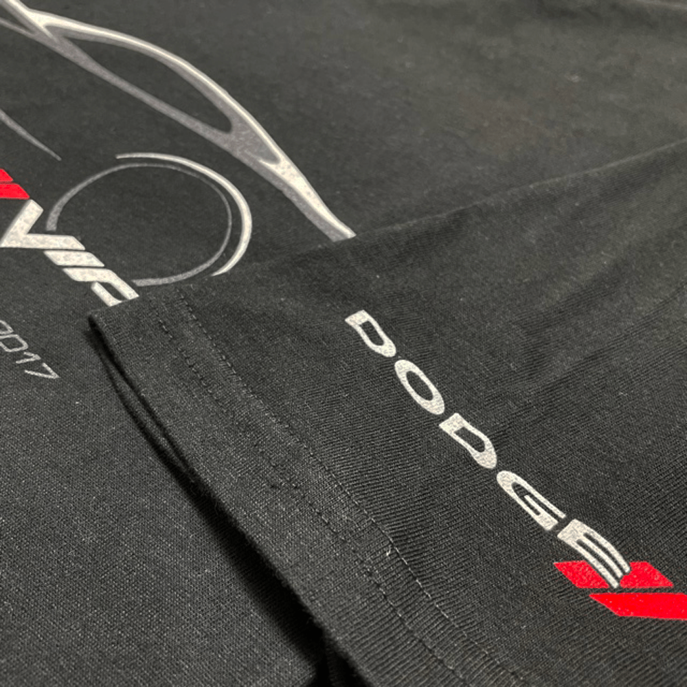 Mens Dodge Viper 25 Years T-shirt (Black) - Speedlogix