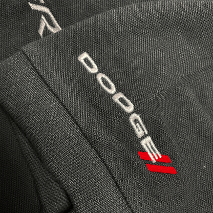 Mens Dodge Viper Fangs Polo Shirt - Black - Speedlogix