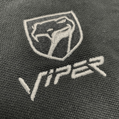 Mens Dodge Viper Sneaky Pete Polo Shirt - Black - Speedlogix