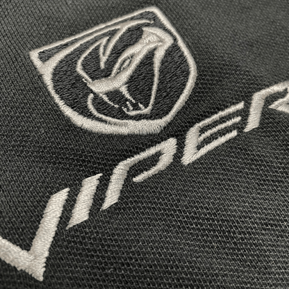 Mens Dodge Viper Stryker Polo Shirt - Black - Speedlogix