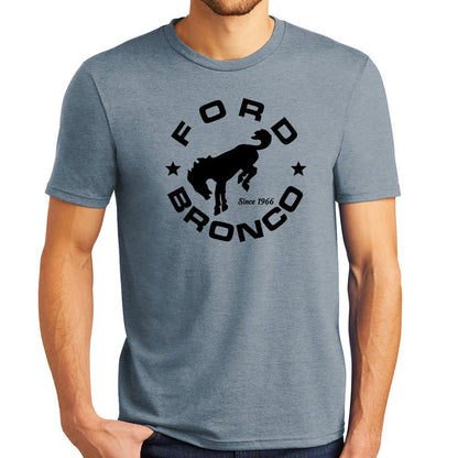 Mens Ford Bronco Circle - Flint Blue Heather - Speedlogix