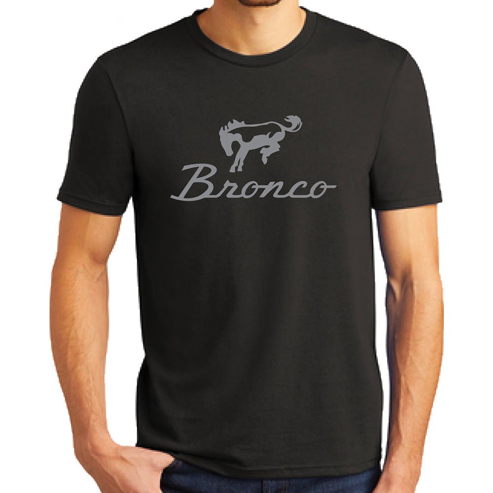 Mens Ford Bronco Script - Black - Speedlogix