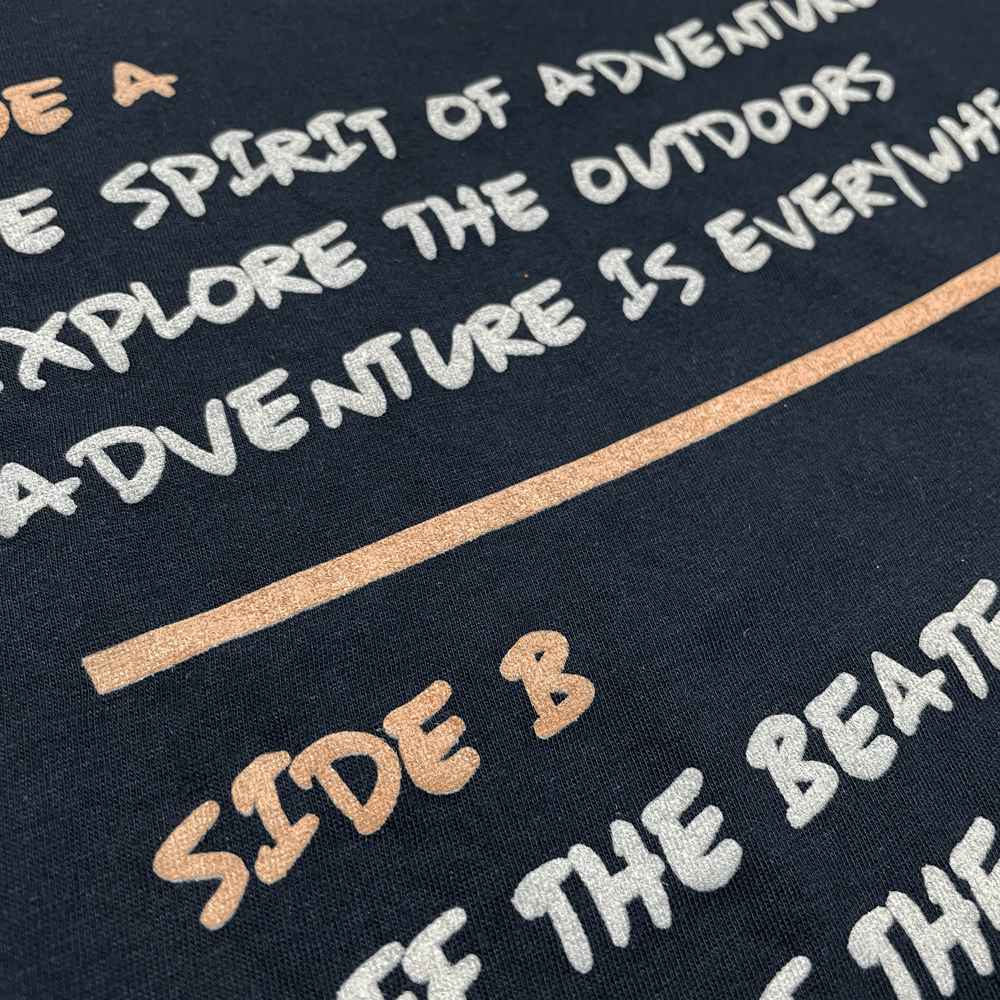 Mens Jeep® Adventure Mixtape T-Shirt - Black - Speedlogix