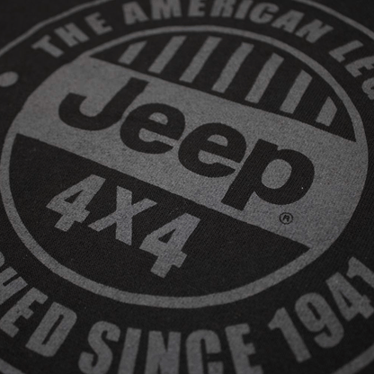 Mens Jeep® American Legend French Terry Hoodie - Black - Speedlogix