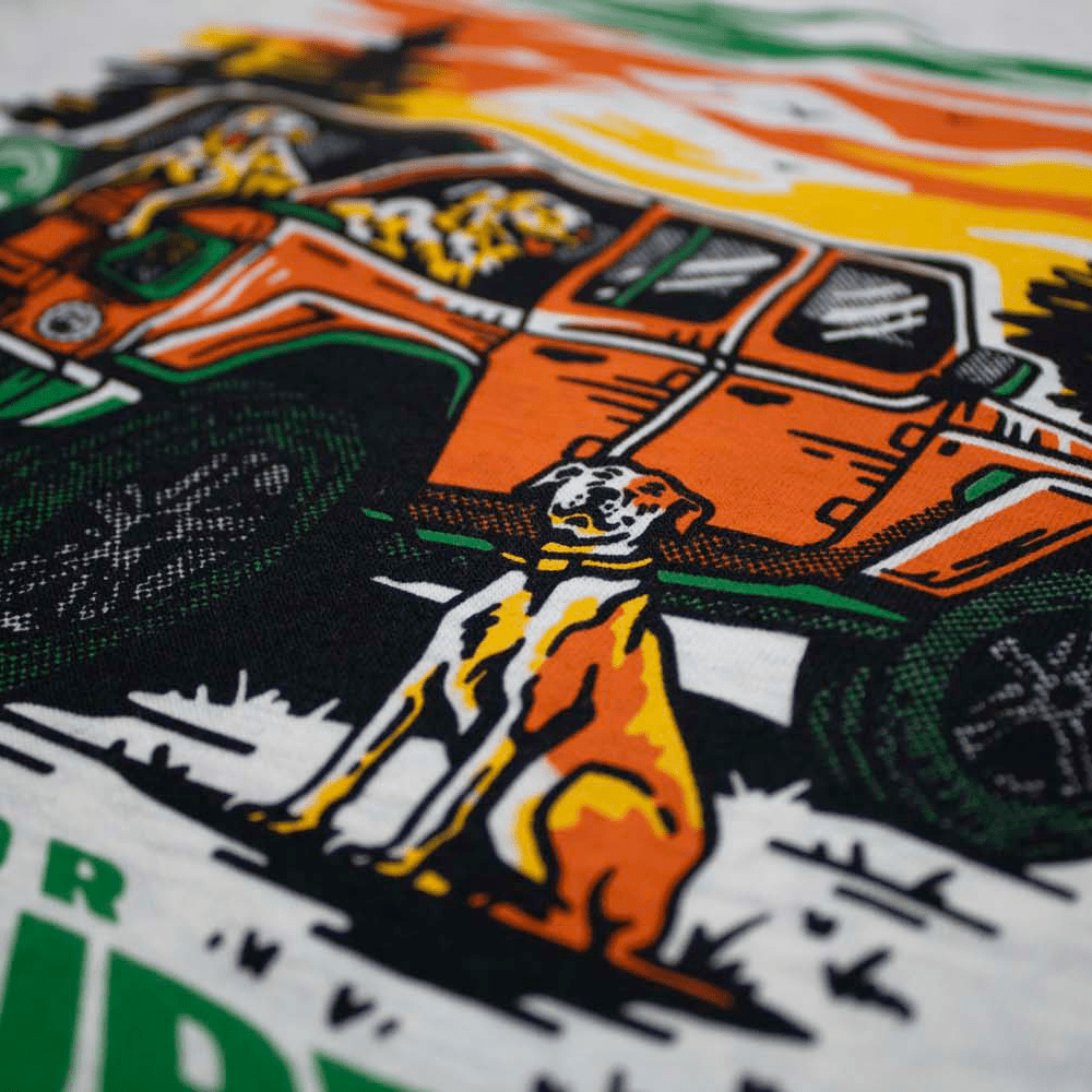 Mens Jeep® Built/Dogs Hoodie - Oatmeal Heather - Speedlogix