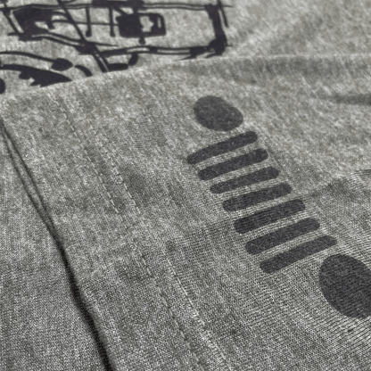 Mens Jeep® CJ - LDD Series - Triblend Military Green T-Shirt - Speedlogix