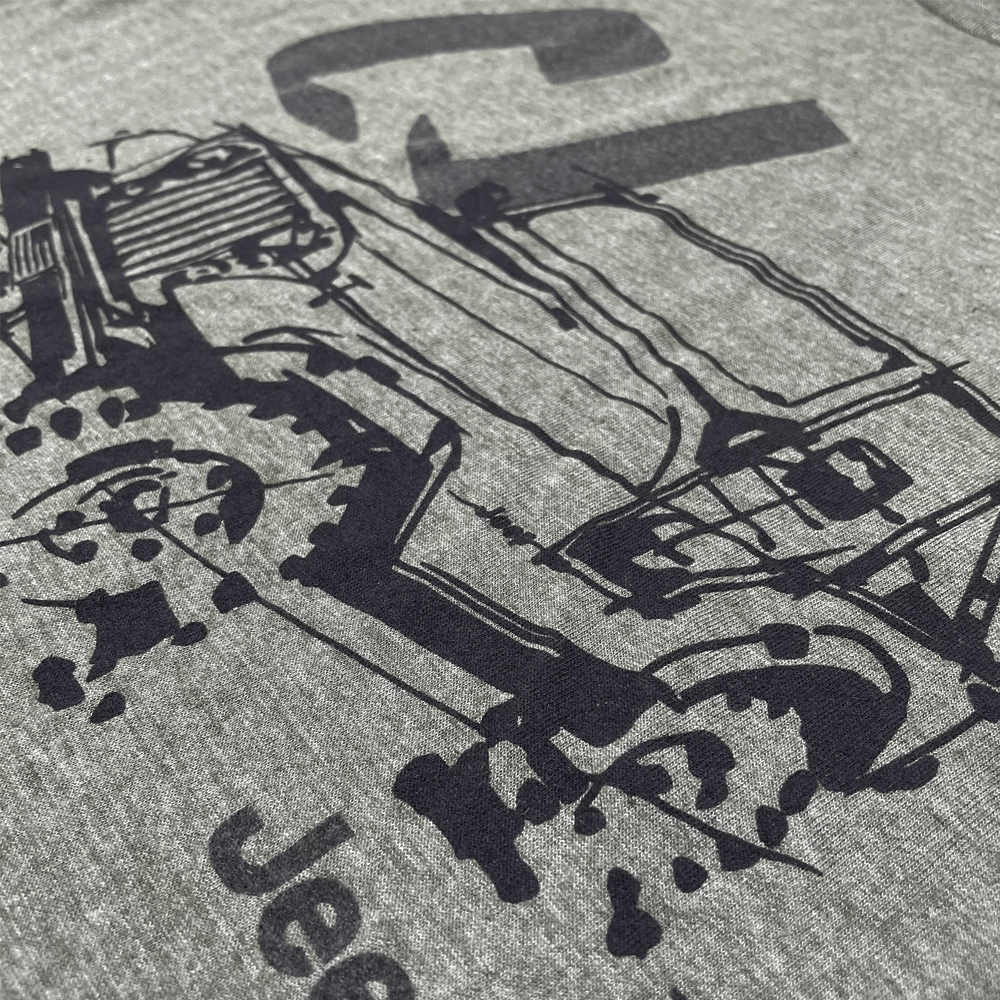 Mens Jeep® CJ - LDD Series - Triblend Military Green T-Shirt - Speedlogix