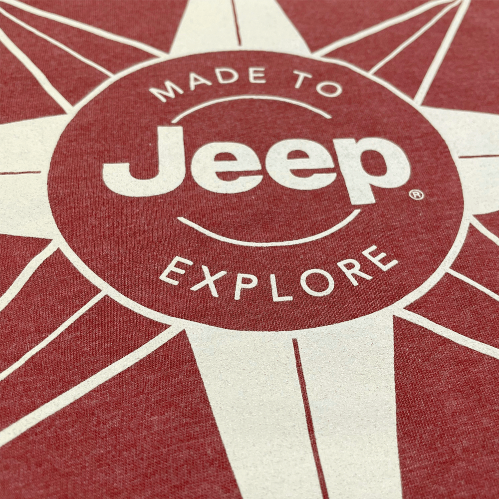 Mens Jeep® Compass T-Shirt - Spice Heather - Speedlogix