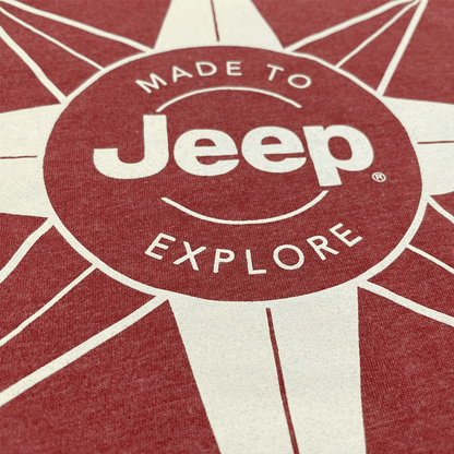 Mens Jeep® Compass T-Shirt - Spice Heather - Speedlogix