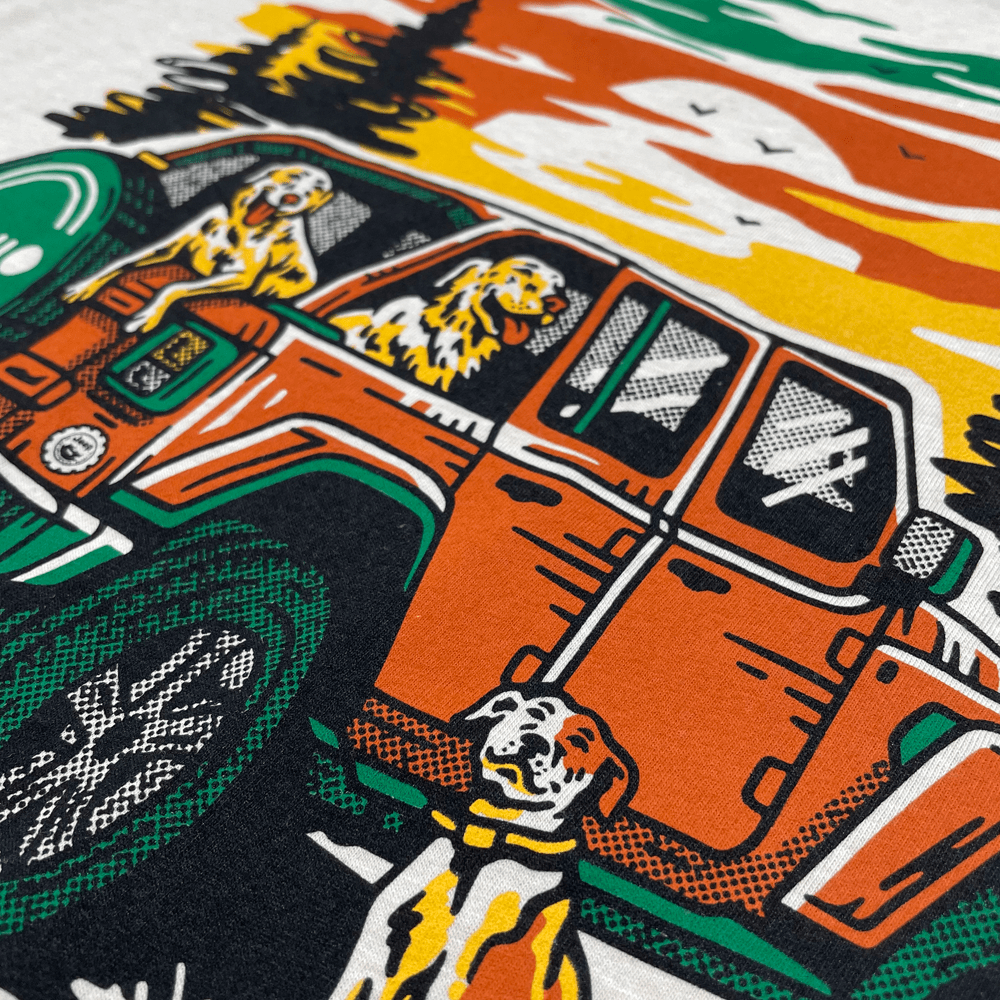 Mens Jeep® Dogs Built For Adventure T-Shirt - Speedlogix