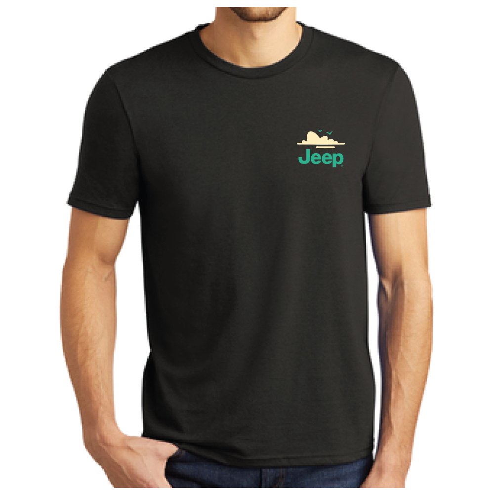 Mens Jeep® Dunes T-Shirt - Black - Speedlogix