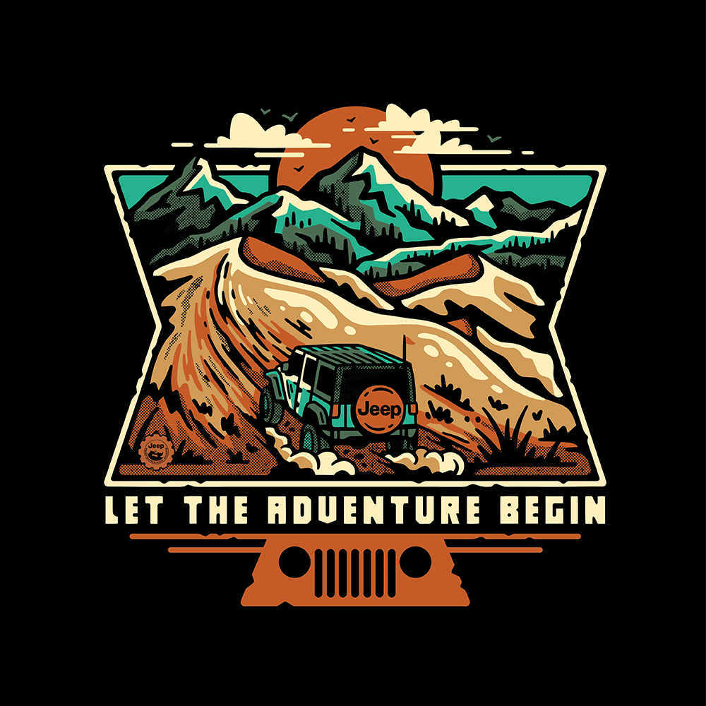 Mens Jeep® Dunes Zip Hoodie Sweatshirt - Black - Speedlogix