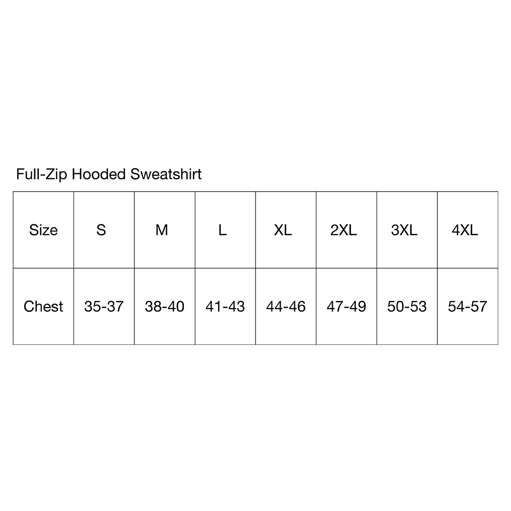 Mens Jeep® Freedom To Roam Zip Hoodie Sweatshirt - Heather Navy Blue - Speedlogix