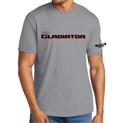 Mens Jeep® Gladiator Red/Black T-Shirt - Cement - FINAL SALE - Speedlogix