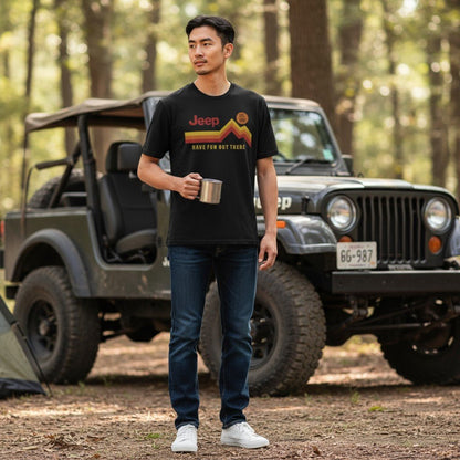 Mens Jeep® Have Fun Out There Vintage - Black - Speedlogix
