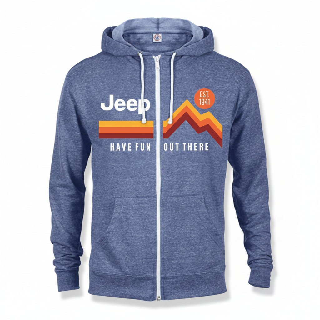 Mens Jeep® Have Fun Out There Zip Hoodie - Speedlogix