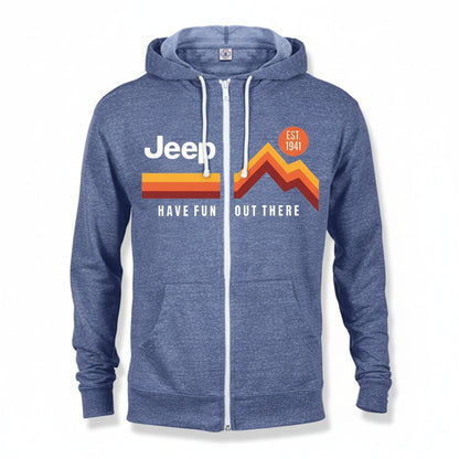 Mens Jeep® Have Fun Out There Zip Hoodie - Speedlogix