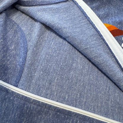 Mens Jeep® Have Fun Out There Zip Hoodie - Heather Royal - Speedlogix