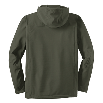 Mens Jeep® Hooded Softshell Jacket - Mineral Green - Speedlogix