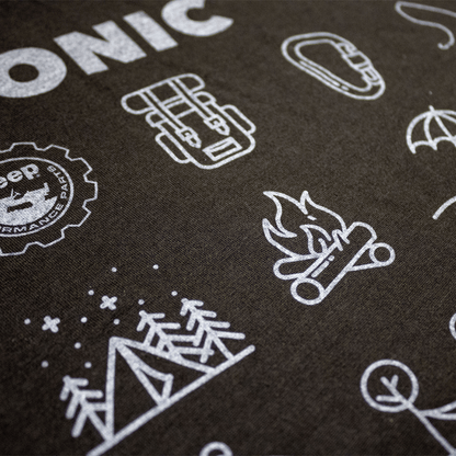 Mens Jeep® Iconic T-Shirt - Black - Speedlogix