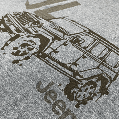 Mens Jeep® JL Wrangler - LDD Series - Triblend Indigo Blue T-Shirt - Speedlogix