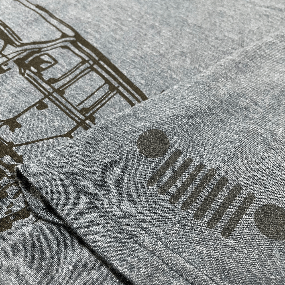 Mens Jeep® JL Wrangler - LDD Series - Triblend Indigo Blue T-Shirt - Speedlogix