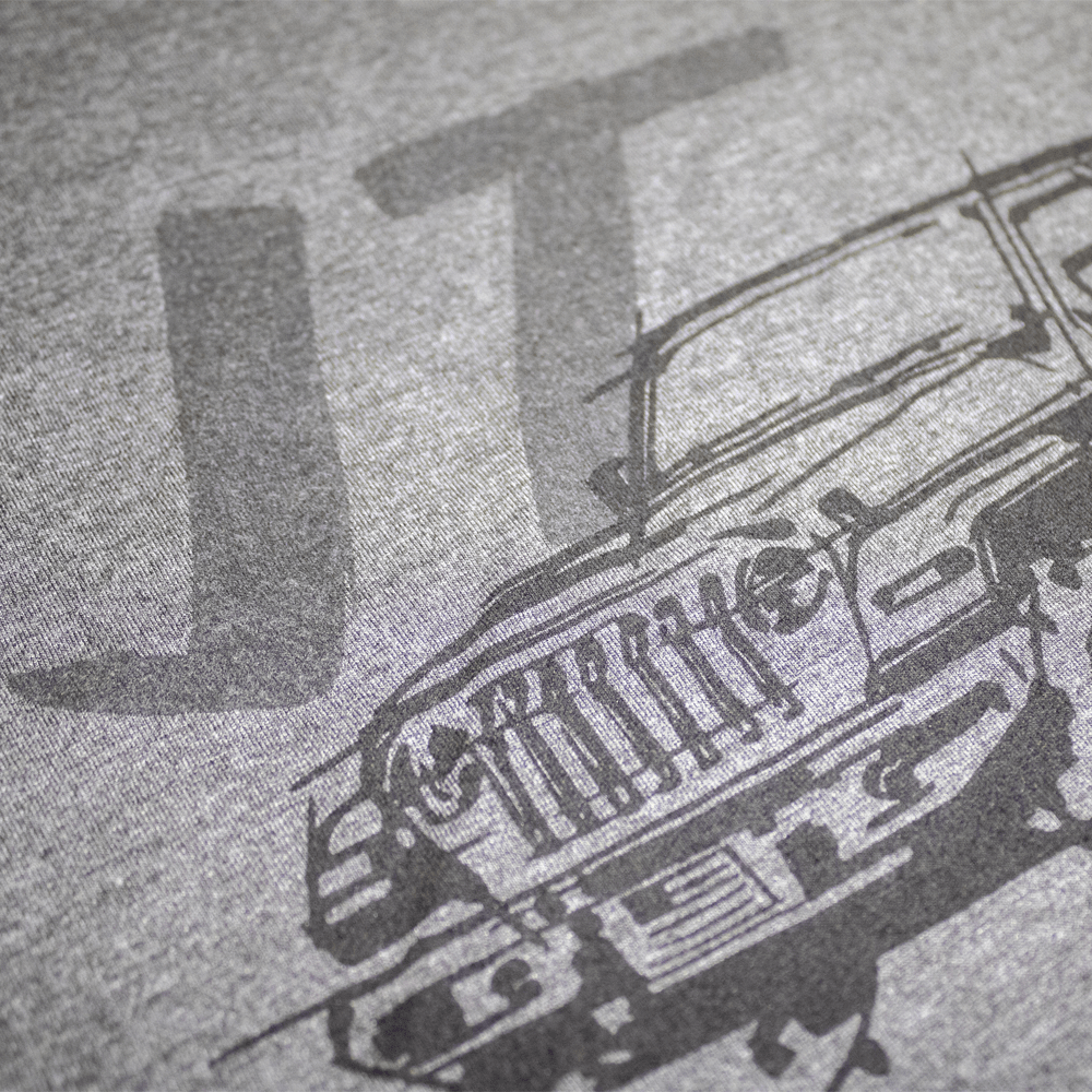 Mens Jeep® JT Gladiator - LDD Series - Triblend Charcoal T-Shirt - Speedlogix
