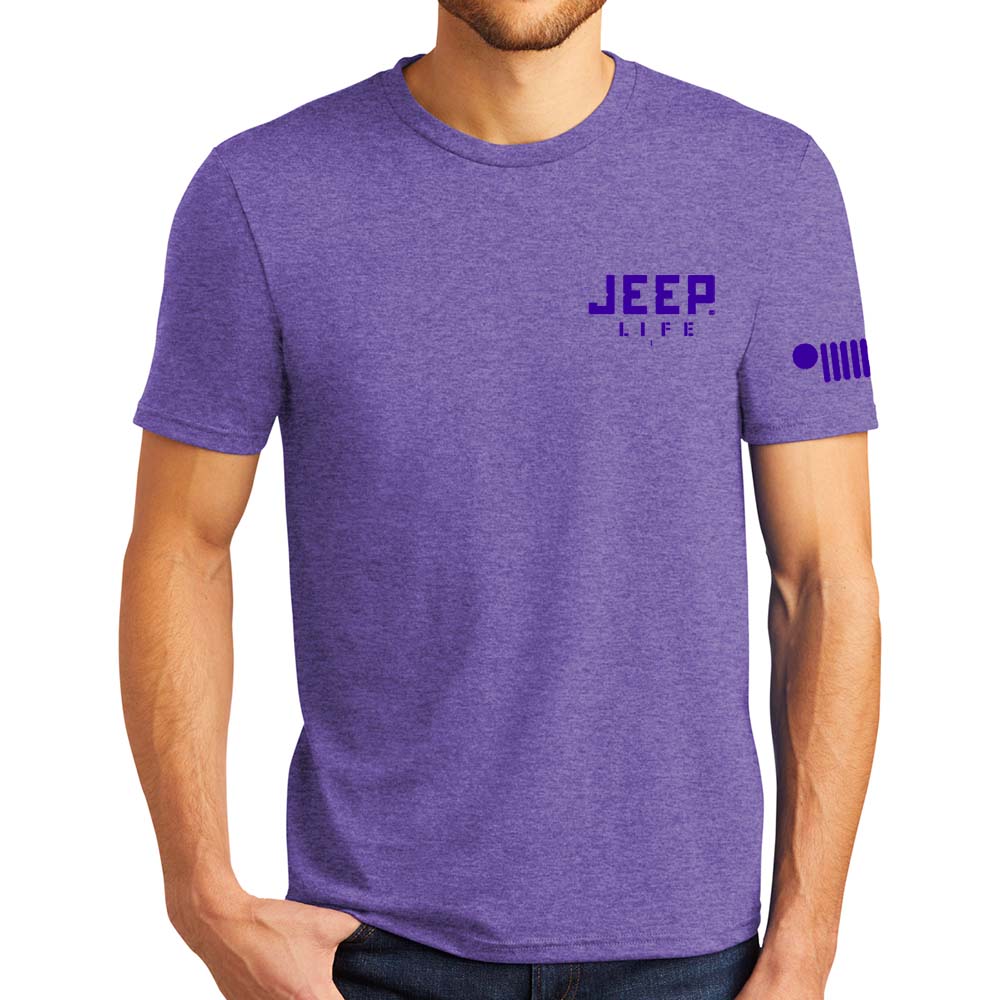Mens Jeep® Life Reign Tone Triblend T-Shirt - Speedlogix