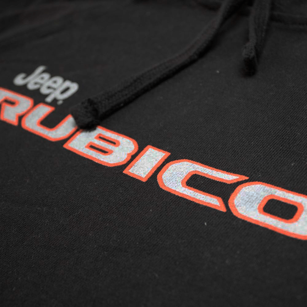 Mens Jeep® Rubicon French Terry Hoodie - Black - Speedlogix
