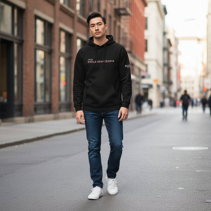 Mens Jeep® Rubicon French Terry Hoodie - Black - Speedlogix