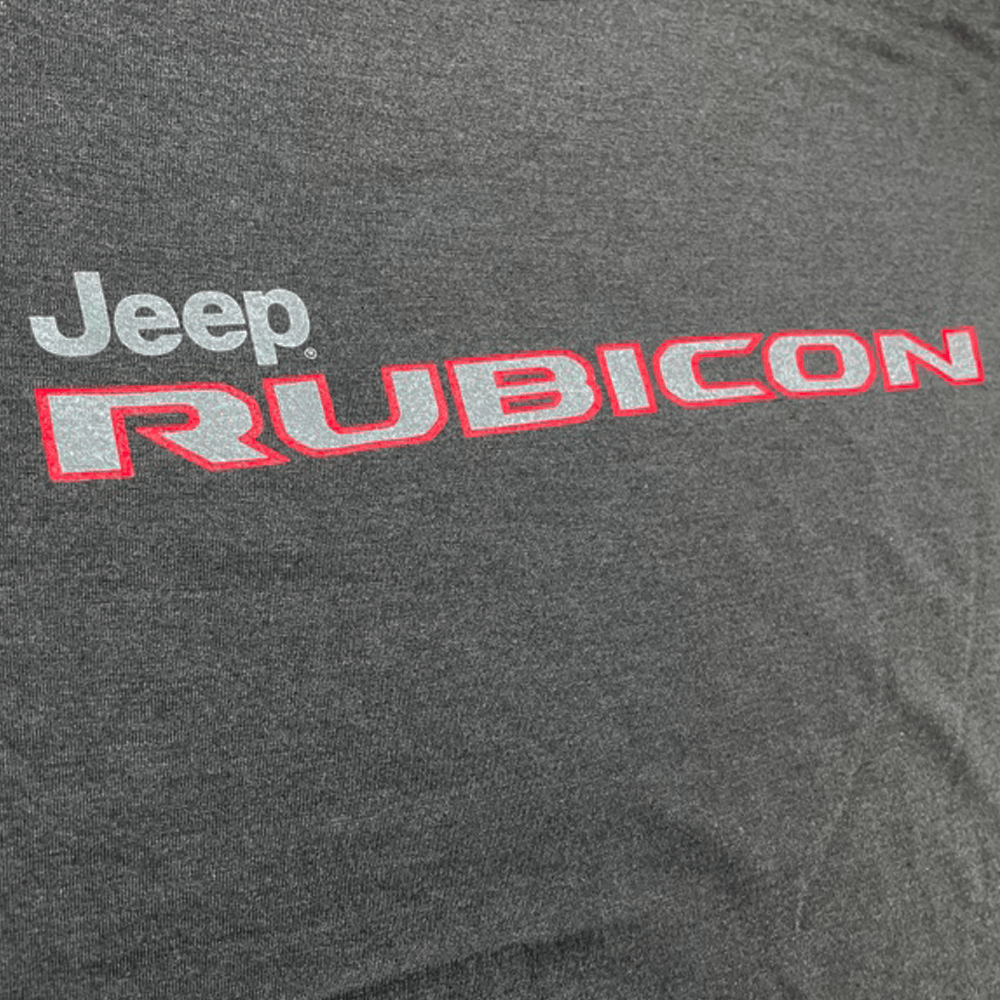 Mens Jeep® Rubicon T-Shirt - Heather Black Triblend - Speedlogix