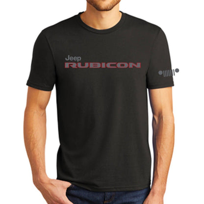 Mens Jeep® Rubicon T-Shirt - Heather Black Triblend - Speedlogix
