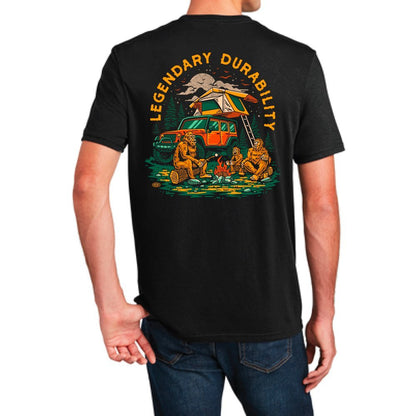 Mens Jeep® Sasquatch Family T-Shirt - Black - Speedlogix