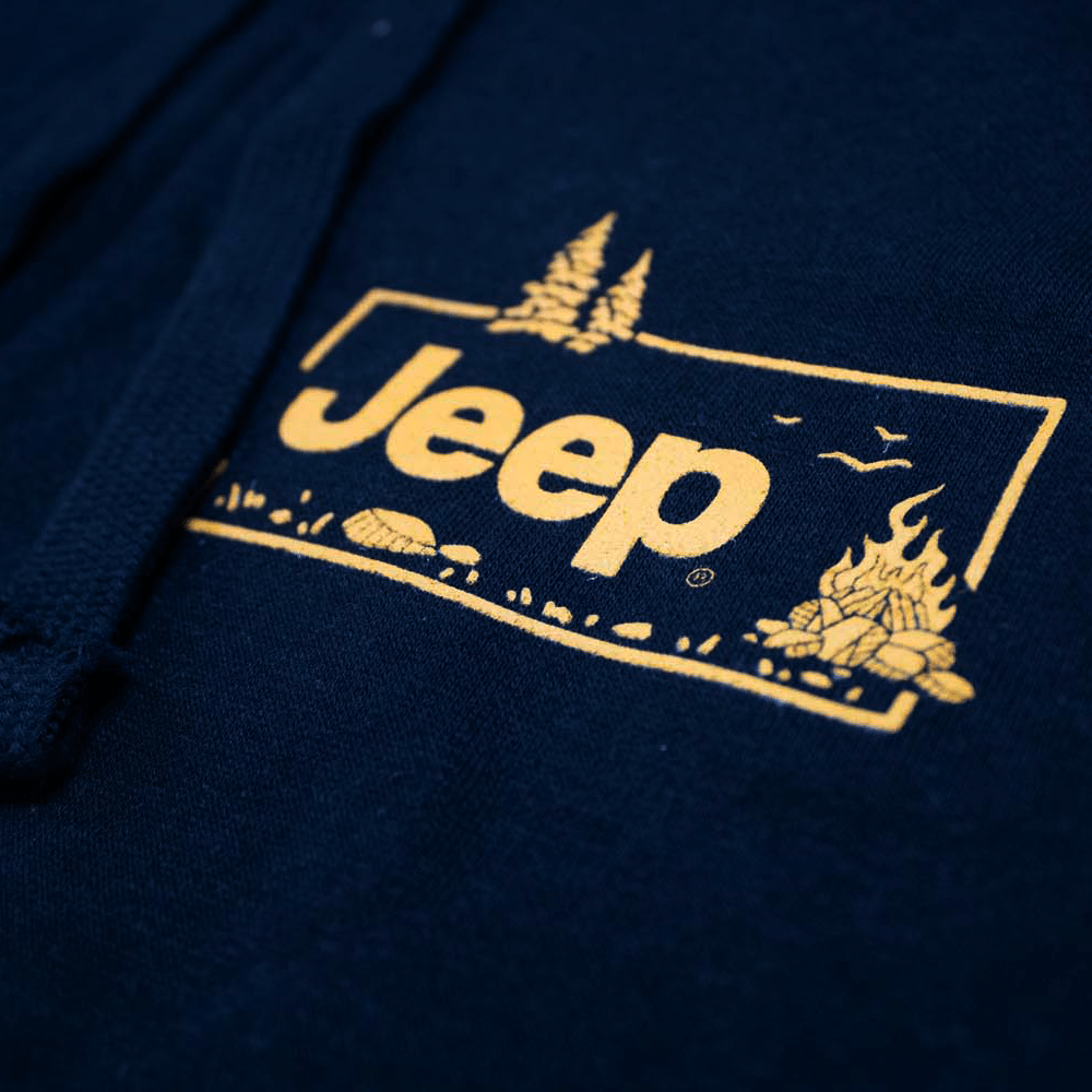 Mens Jeep® Sasquatch Zip Hoodie Sweatshirt - Black - Speedlogix