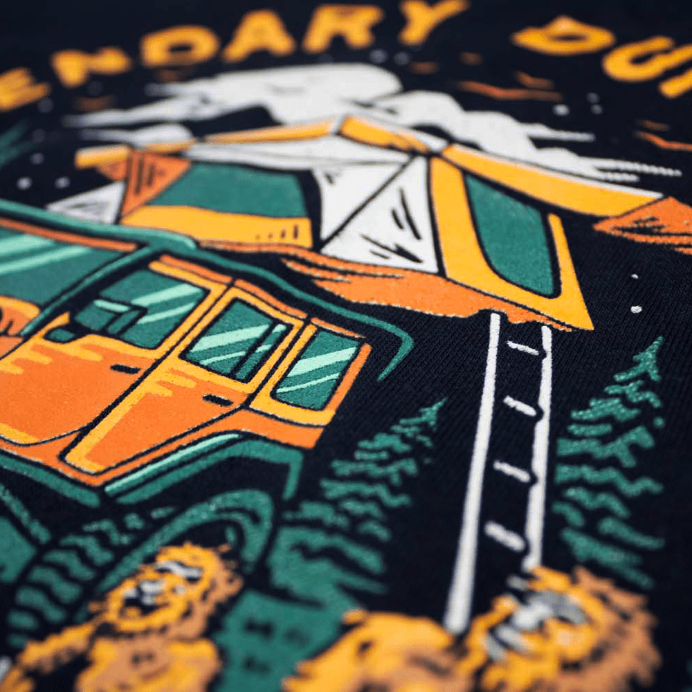 Mens Jeep® Sasquatch Zip Hoodie Sweatshirt - Black - Speedlogix