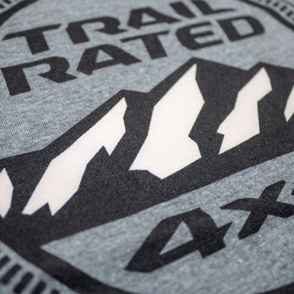 Mens Jeep® Trail Rated T-Shirt - Heather Grey - Speedlogix