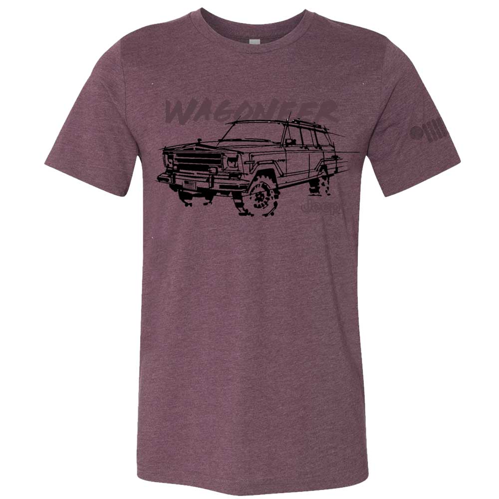 Mens Jeep® Wagoneer - LDD Series - Triblend Burgundy T-Shirt - Speedlogix