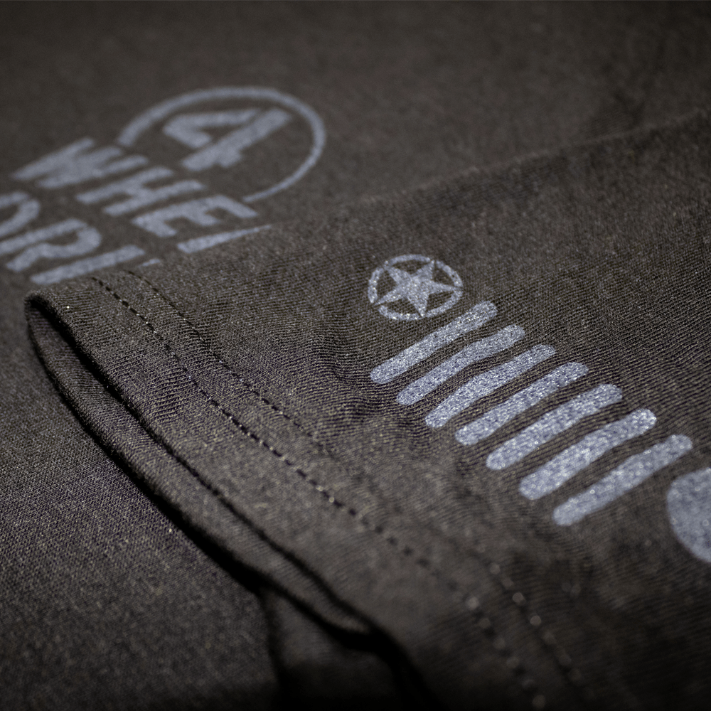 Mens Jeep® Willys 4WD T-Shirt - Black - Speedlogix