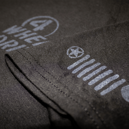 Mens Jeep® Willys 4WD T-Shirt - Black - Speedlogix