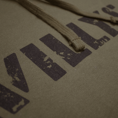 Mens Jeep® Willys Hoodie Sweatshirt - Heather Jeep Green - Speedlogix