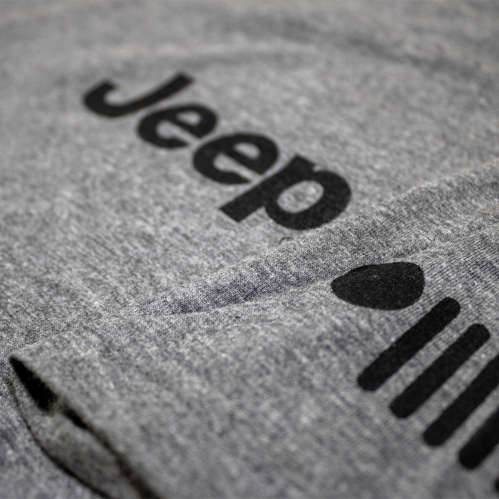 Mens Jeep® Wrangler Burst T-Shirt - Triblend Grey - Speedlogix