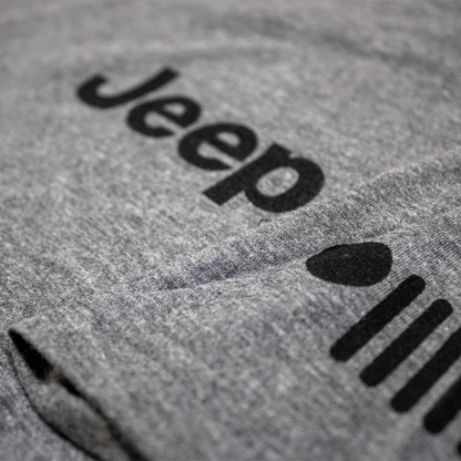 Mens Jeep® Wrangler Burst T-Shirt - Triblend Grey - Speedlogix