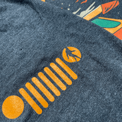 Mens Long Sleeve Hooded Jeep® Sasquatch Family T-Shirt - Black Heather - Speedlogix