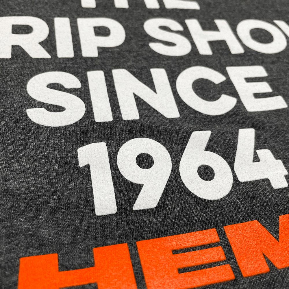 Mens T-Shirt Hemi “Dominating the Strip Show Since 1964” (Heather Black) - Speedlogix