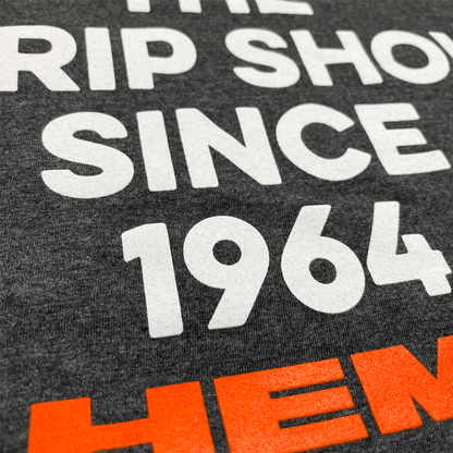 Mens T-Shirt Hemi “Dominating the Strip Show Since 1964” (Heather Black) - Speedlogix