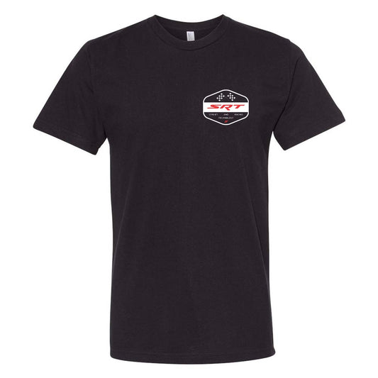 Mens T-Shirt SRT Flags (Black) - Speedlogix