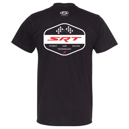 Mens T-Shirt SRT Flags (Black) - Speedlogix