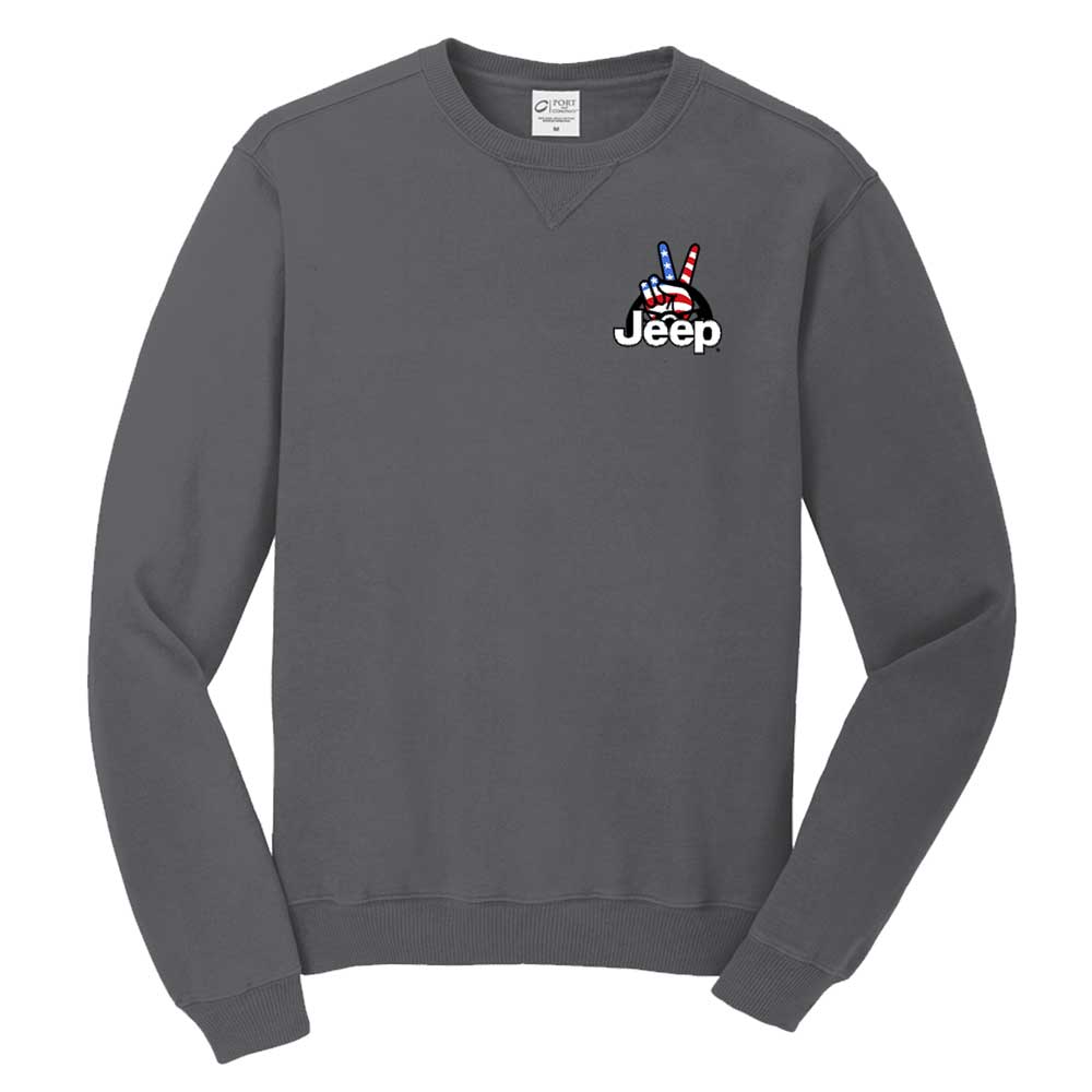 Mens/Unisex Jeep® Wave Crew Sweatshirt - Speedlogix