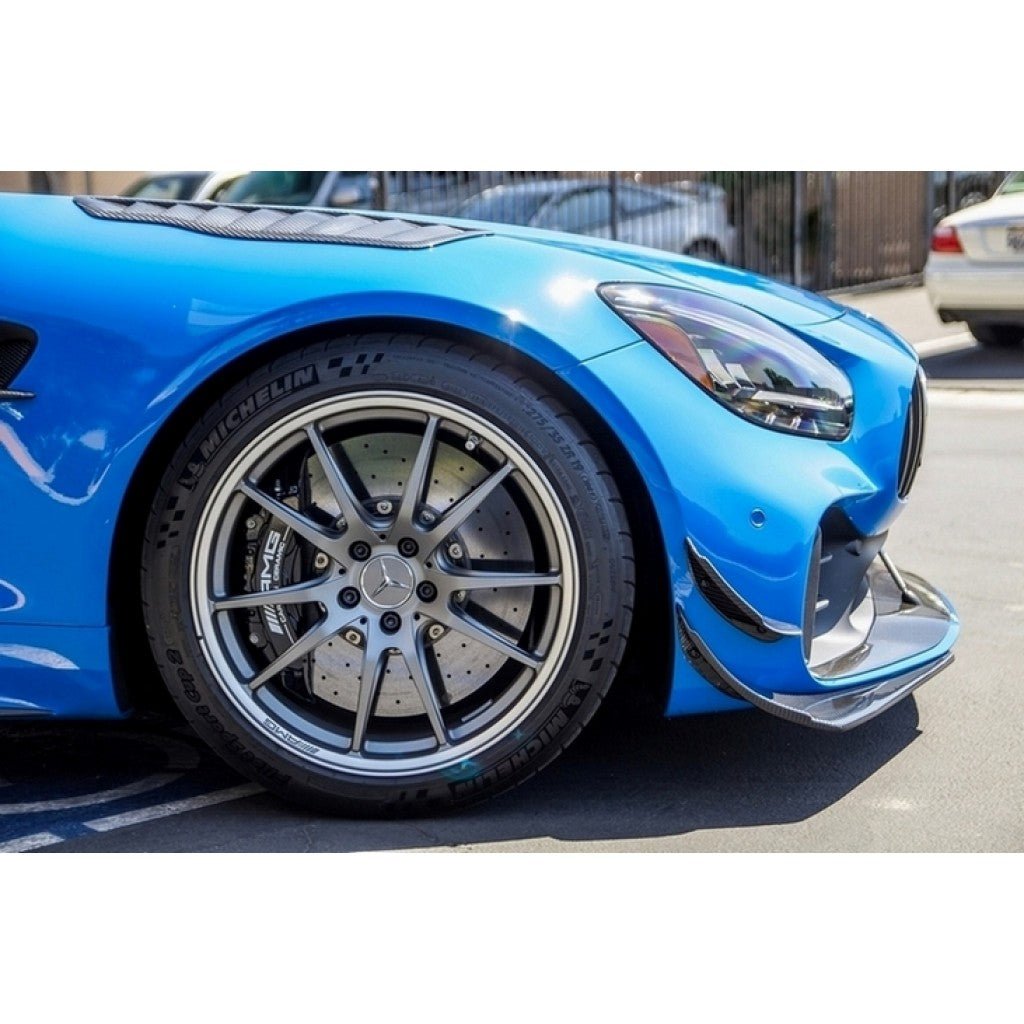 Mercedes - Benz AMG GTR Pro Carbon Fiber Front Bumper Canards 2020 - Speedlogix
